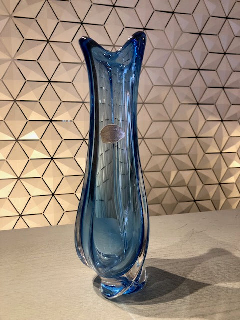 Val St lambert Vase – Circa Vintage Art Glass Inc