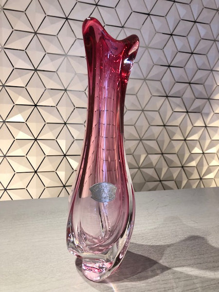 Val St lambert Vase – Circa Vintage Art Glass Inc